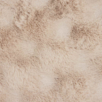 Halkfri filt i konstgjord kaninfäll Olite 4 pcs Beige Polyester