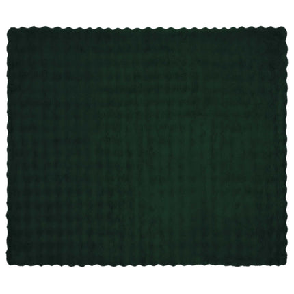 Halkfri filt i konstgjord kaninfäll Olite Mörkgrön 220 x 240 cm