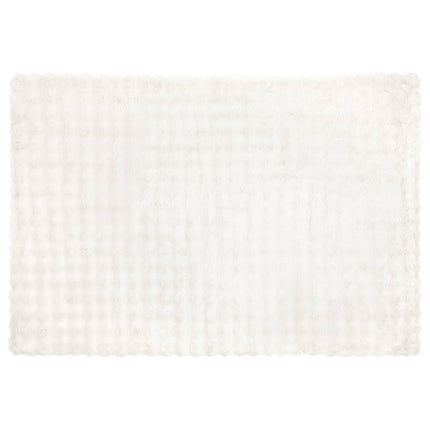 Halkfri filt i konstgjord kaninfäll Olite Vit 150 x 220 cm