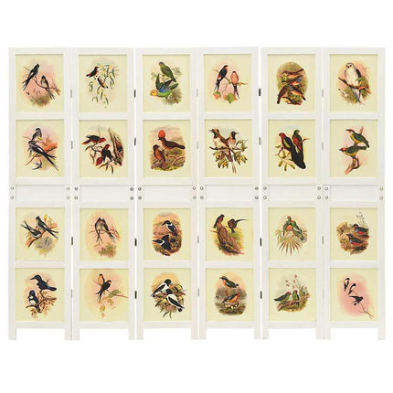 Romdivider Panel Vit 212 x 165 cm MDF