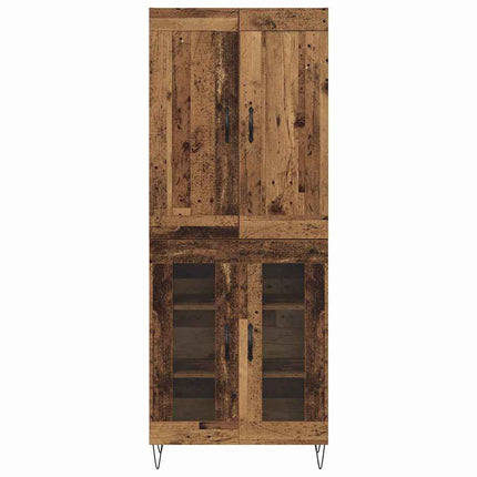 Skåp Gammalt trä 69,5 x 34 x 180 cm Konstruerat trä