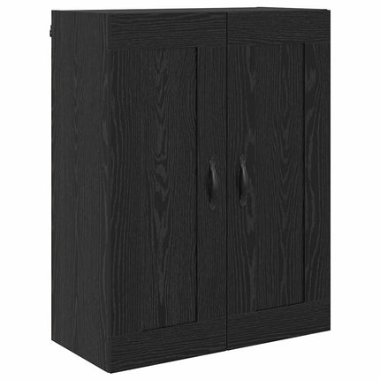 Skåp Svart Ek 69,5 x 34 x 180 cm Konstruerat trä