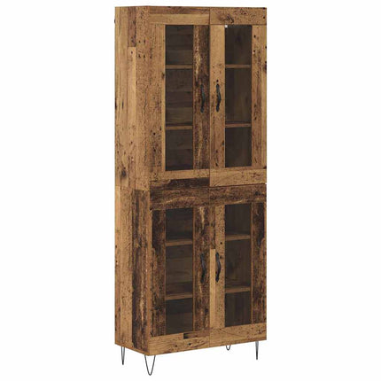 Skåp Gammalt trä 69,5 x 34 x 180 cm Konstruerat trä