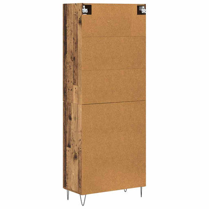 Skåp Gammalt trä 69,5 x 34 x 180 cm Konstruerat trä