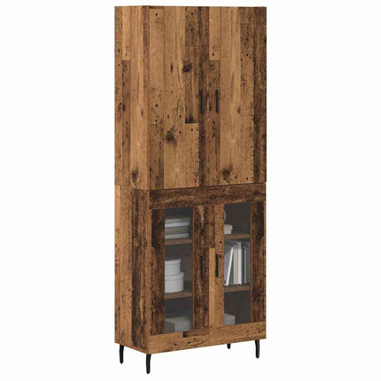 Skåp Gammalt trä 69,5 x 34 x 180 cm Konstruerat trä