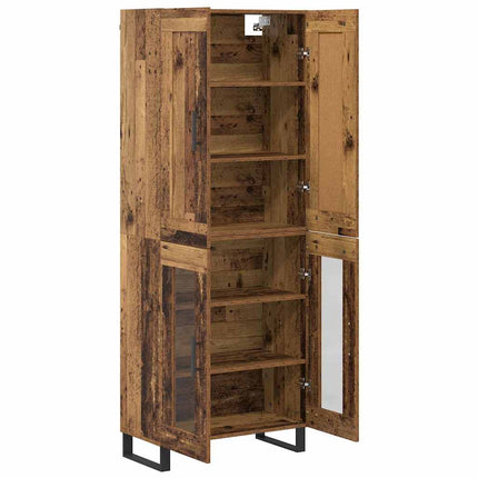 Skåp Gammalt trä 69,5 x 34 x 180 cm Konstruerat trä
