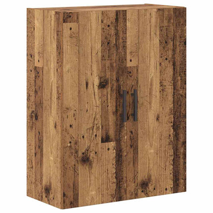 Skåp 2 pcs Gammalt trä 69,5 x 34 x 180 cm