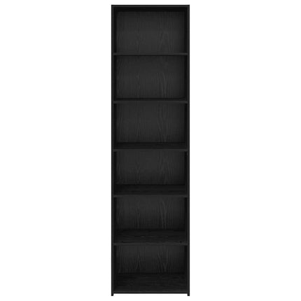 Skåp Svart Ek 50 x 41 x 185 cm Konstruerat trä