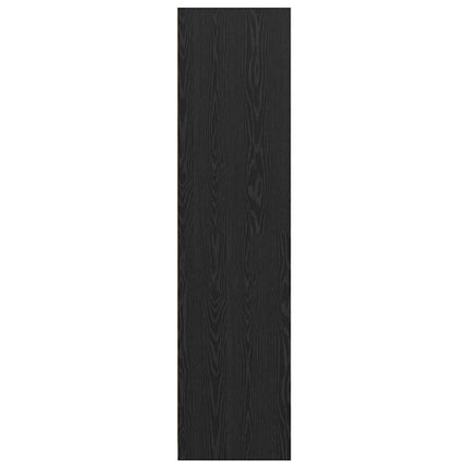 Garderob Svart Ek 50 x 30 x 200 cm Konstruerat trä