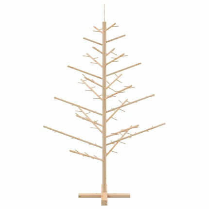 Träjulgran med stativ Naturfärg 150 cm Massivt furuträ