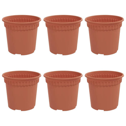 Rund Blomkruka 6 st Murgrön Ø 15 x 12 cm Plast
