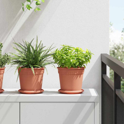 Rund Blomkruka 6 pcs Murgrön Ø 17 x 14 cm Plast