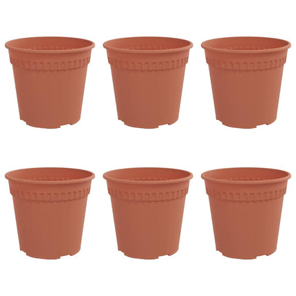 Rund Blomkruka 6 pcs Murgrön Ø 17 x 14 cm Plast