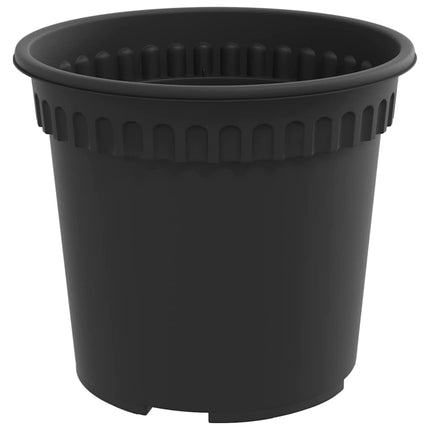 Rund Blomkruka 6 pcs Svart Ø 15 x 12 cm Plast