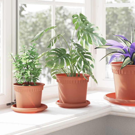 Rund Blomkruka 24 pcs Murgrön Ø 15 x 12 cm Plast