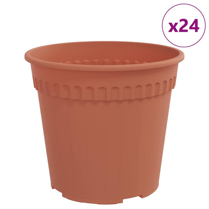 Rund Blomkruka 24 pcs Murgrön Ø 17 x 14 cm Plast