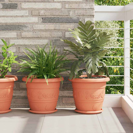 Rund Blomkruka 6 pcs Murgrön Ø 34 x 28 cm Plast