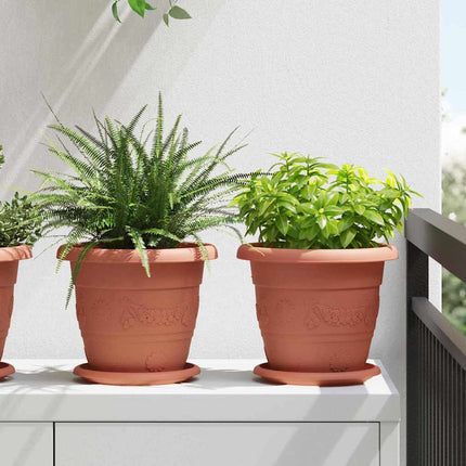 Rund Blomkruka 24 pcs Murgrön Ø 22 x 18 cm Plast
