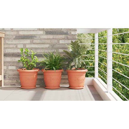 Rund Blomkruka 24 st Murgrön Ø 30 x 25 cm Plast