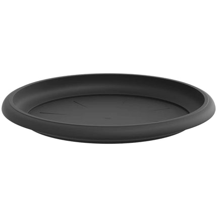 Rund Blomkruka 6 pcs Svart Ø 19 x 2 cm Plast