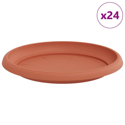 Rund Blomkruka 24 pcs Murgrön Ø 21,5 x 2,5 cm Plast