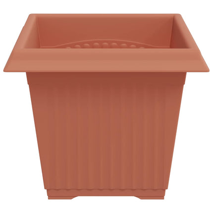 Kvadratisk Blomkruka 6 pcs Murgrön 20 x 20 x 16 cm Plast