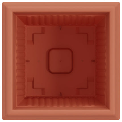 Kvadratisk Blomkruka 6 pcs Murgrön 20 x 20 x 16 cm Plast