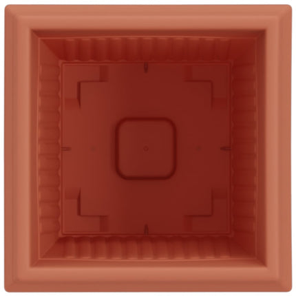 Kvadratisk Blomkruka 24 pcs Murgrön 16 x 16 x 14 cm Plast