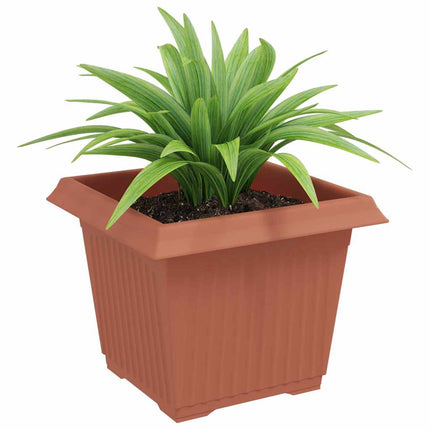 Kvadratisk Blomkruka 24 st Murgrön 23 x 23 x 17,5 cm Plast