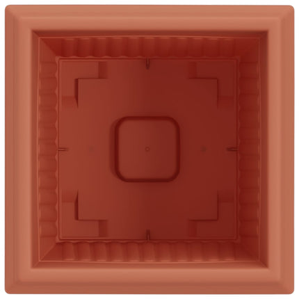Kvadratisk Blomkruka 24 pcs Murgrön 23 x 23 x 17,5 cm Plast