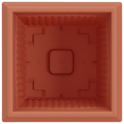 Kvadratisk Blomkruka 24 pcs Murgrön 28,5 x 28,5 x 22 cm Plast