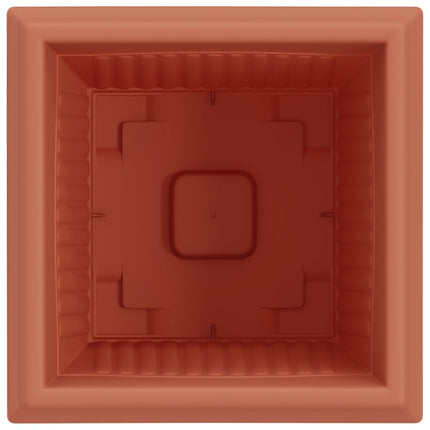 Kvadratisk Blomkruka 24 pcs Murgrön 33 x 33 x 26 cm Plast