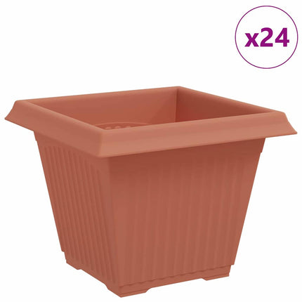 Kvadratisk Blomkruka 24 st Murgrön 38 x 38 x 30 cm Plast