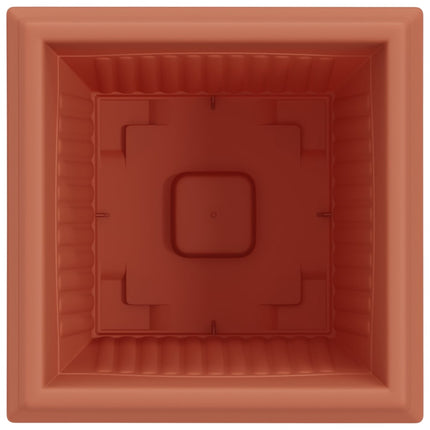 Kvadratisk Blomkruka 24 pcs Murgrön 38 x 38 x 30 cm Plast