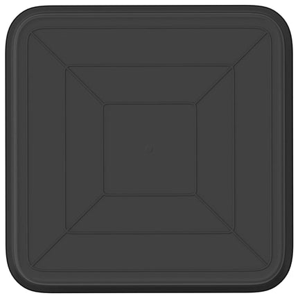 Fyrkantig Blomkruka 6 pcs Svart 15 x 15 x 2 cm Plast