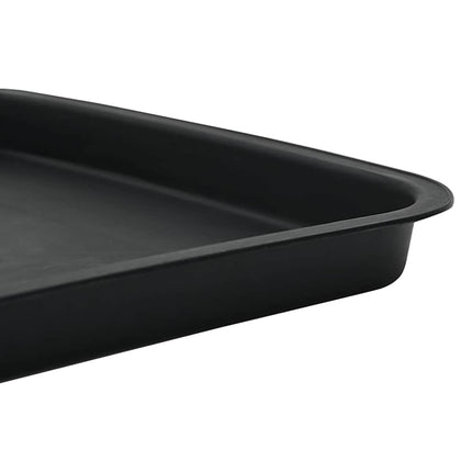 Fyrkantig Blomkruka 24 pcs Svart 18 x 18 x 2 cm Plast
