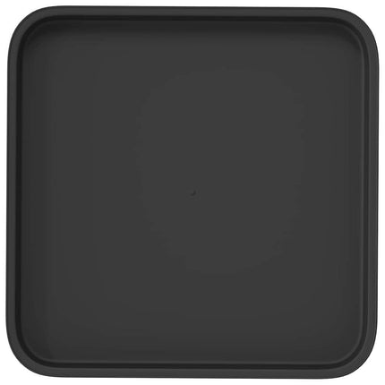 Fyrkantig Blomkruka 24 st Svart 32 x 32 x 2,5 cm Plast