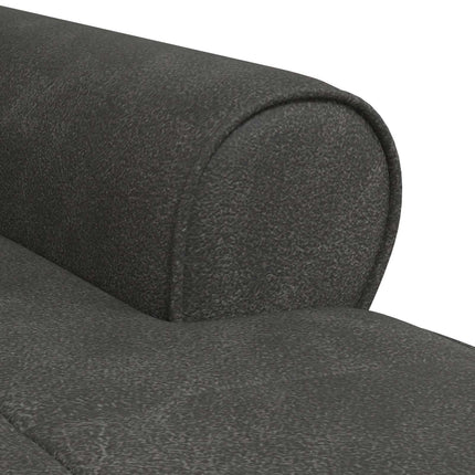 Chaise Lounge med kudde Svart 91 x 157 x 91 cm Konstläder