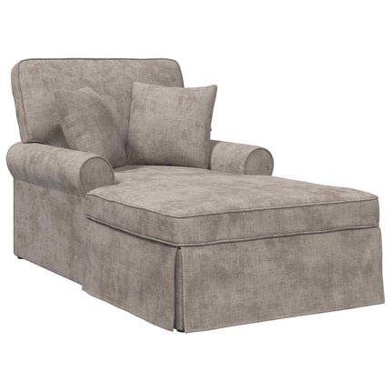 Chaise Lounge med Kjol med kudde Sand 157 x 91 x 91 cm ARES