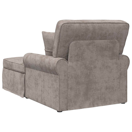 Chaise Lounge med Kjol med kudde Sand 157 x 91 x 91 cm ARES