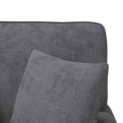 Chaise Lounge med Kjol med kudde Mörkgrå 157 x 91 x 91 cm ARES