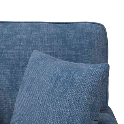 Chaise Lounge med Kjol med kudde Blå 157 x 91 x 91 cm ARES