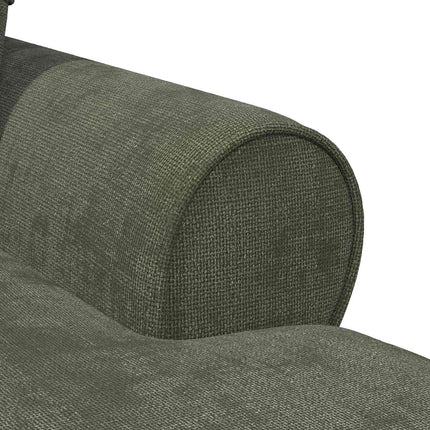 Chaise Lounge med Kjol med kudde Grön 157 x 91 x 91 cm ARES