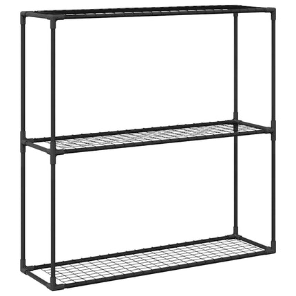 3-Tier växtställ Svart 100 x 32 x 102 cm Stål