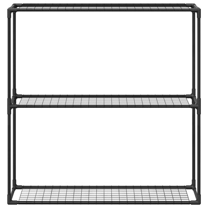 3-Tier växtställ Svart 100 x 32 x 102 cm Stål