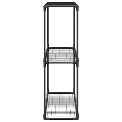3-Tier växtställ Svart 100 x 32 x 102 cm Stål