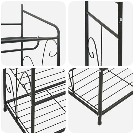 Öppen garderob Enfärgad 2 pcs 78 x 36 x 158 cm