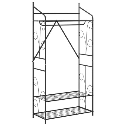 Öppen garderob Enfärgad 2 pcs 78 x 36 x 158 cm