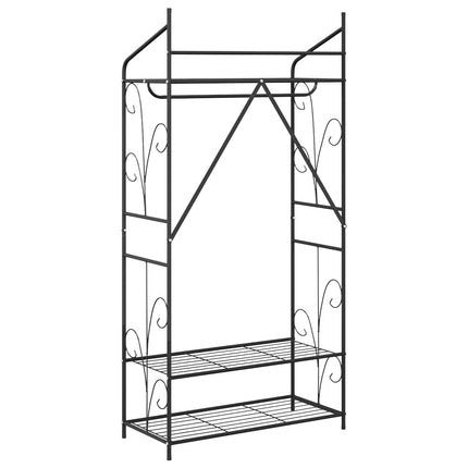 Öppen garderob Enfärgad 2 pcs 78 x 36 x 158 cm