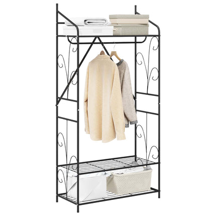 Öppen garderob Enfärgad 2 pcs 78 x 36 x 158 cm